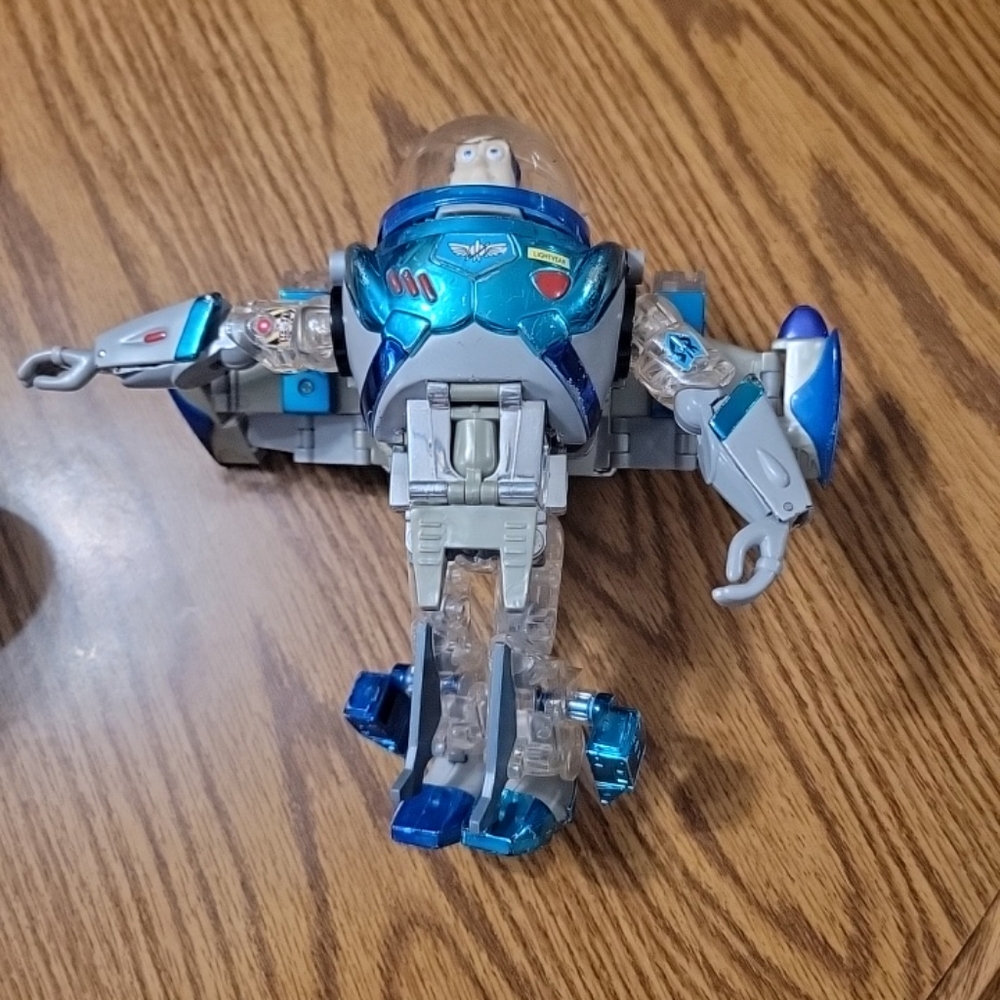 Transformer Buzz Lightyear Metal Morphers  Pixar Toy Story 2 Mattel FIGURE ONLY